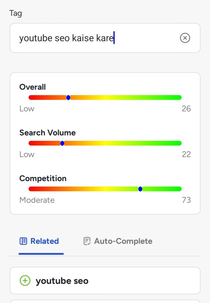 Tubebuddy tag explorer