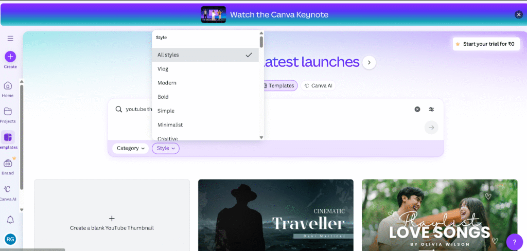 canva 1 Youtube Tips & SEO